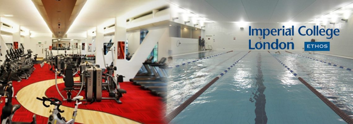 Ethos, the in-campus sport centre. Features a gym, a pool and a SPA.