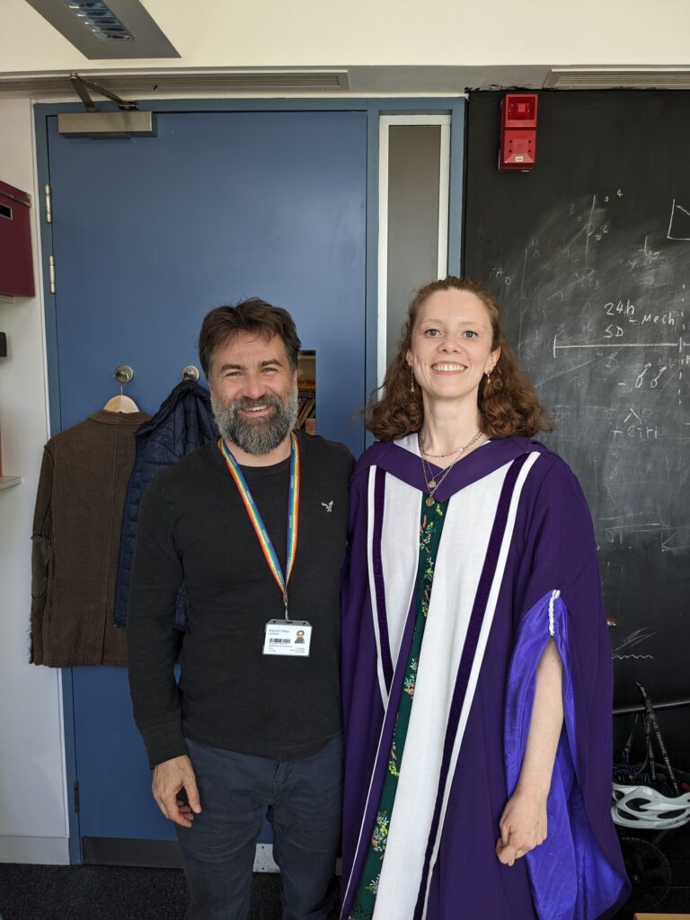 Michaela's PhD graduation ceremony - May 2024