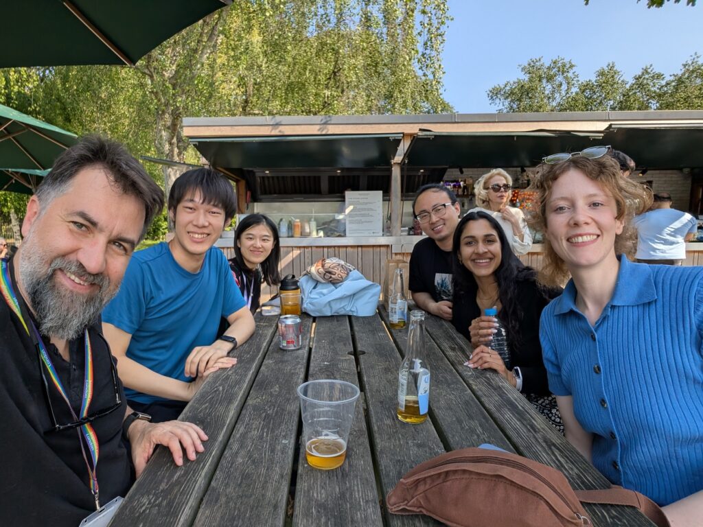 Having a cheeky afternoon pint in Hyde Park - May 2025